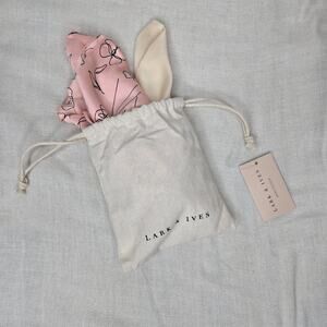 Lark & Ives Hair Scarf Set - 2 Scarves Pink / Ivory